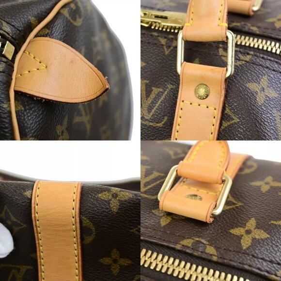 LOUIS VUITTON Keepall 50 Travel Hand Bag Monogram Leather Brown M41426 99YG963 - Picture 6 of 14